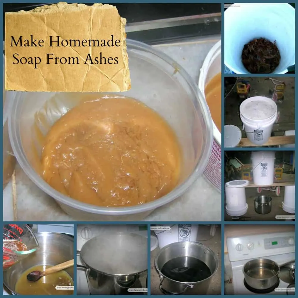 Make Homemade Soap From Ashes @ Farming My Backyard