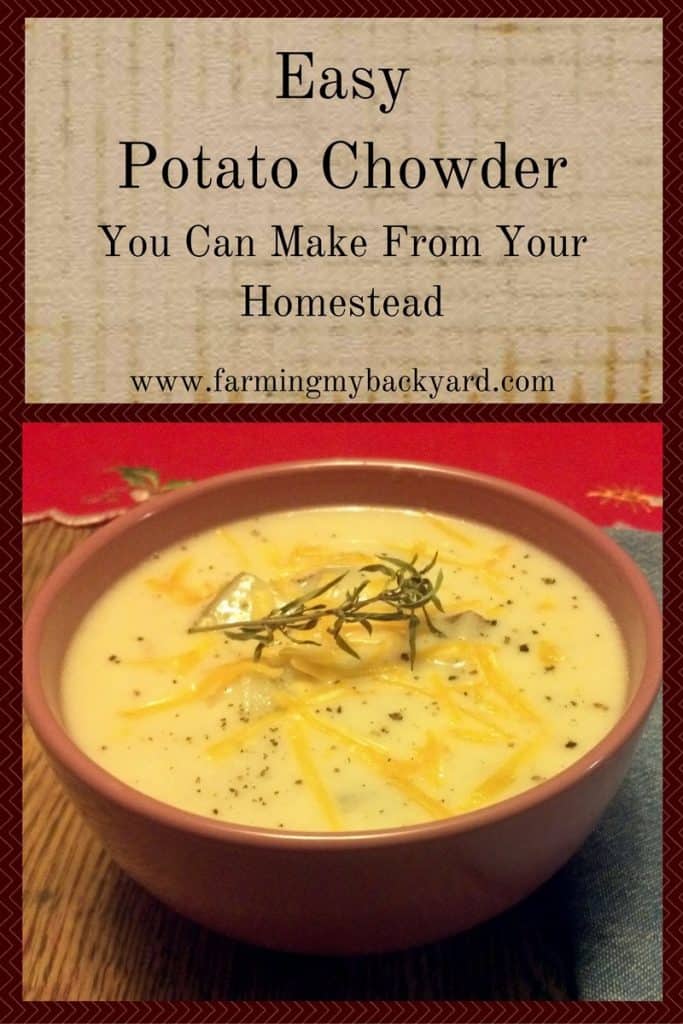 Easy Potato Chowder You Can Make From Your Homestead