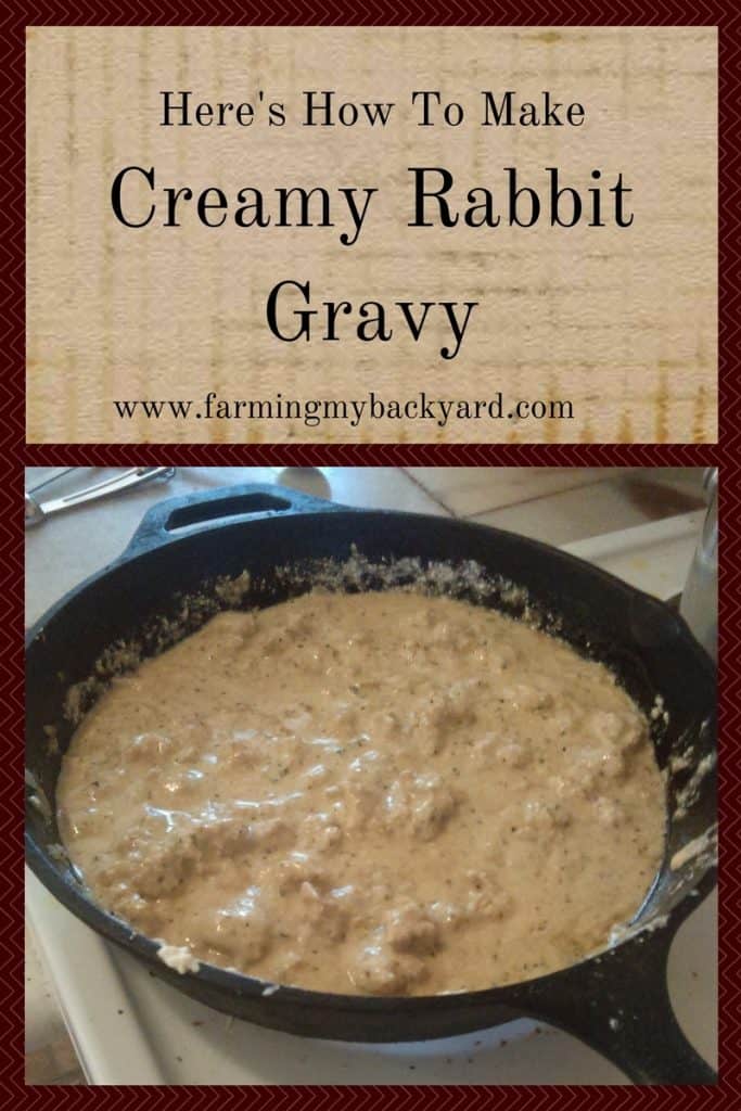 Here's How To Make Creamy Rabbit Gravy