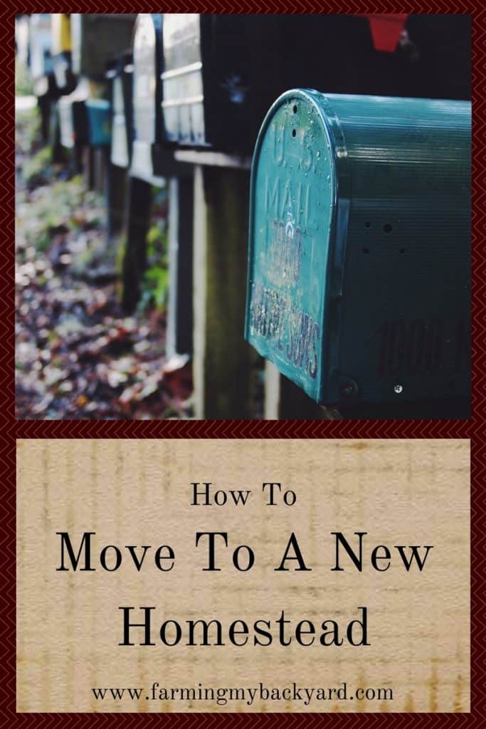 How To Move To A New Homestead!