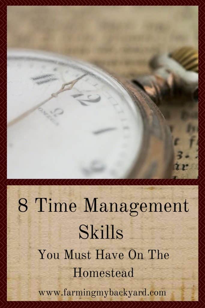 8 Time Management Skills You Must Have On The Homestead