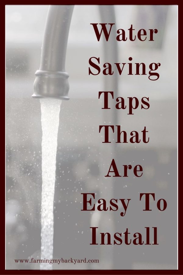 When you want to cut down on your water bill the easier you can make it, the better!  Here are some water saving taps that are super easy to install. 