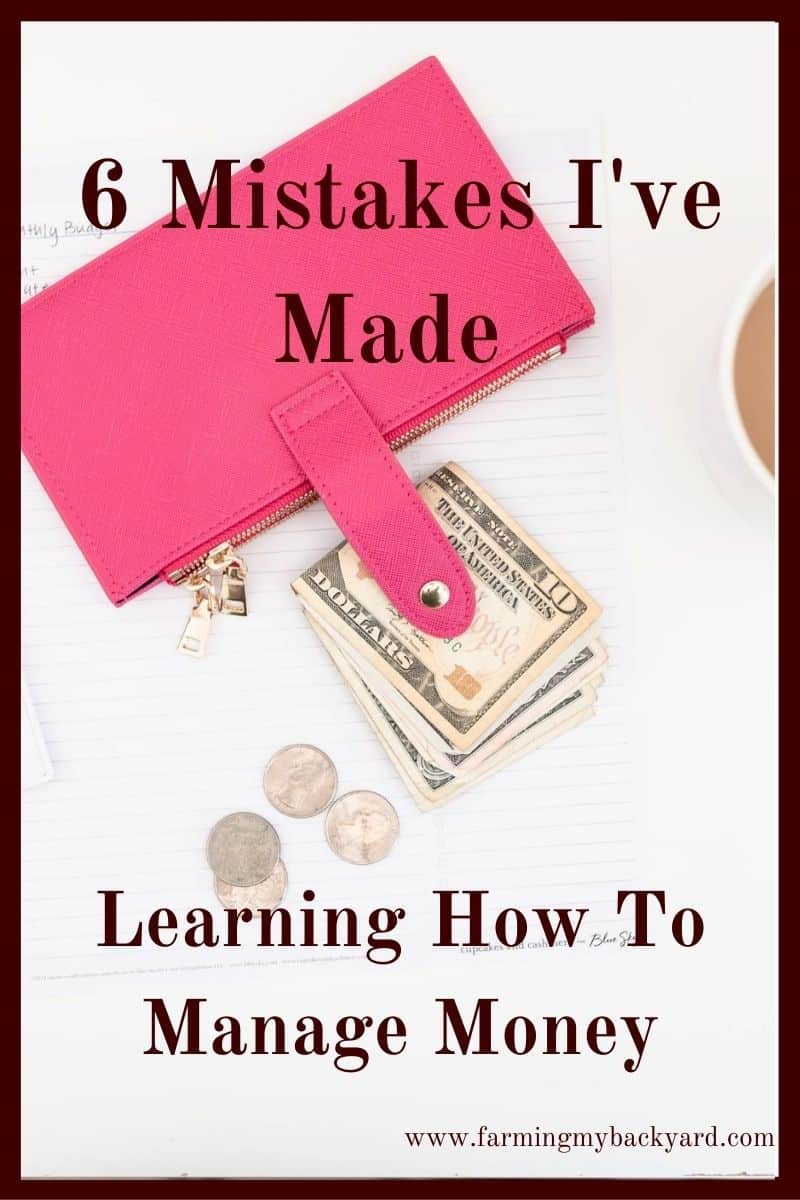 Hindsight is 2020. Here are some mistakes I've made when learning how to manage money. Hopefully you can avoid them yourself!