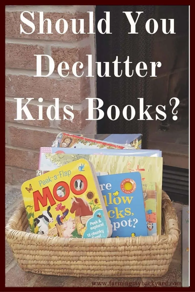 Books are one of the most controversial items when it comes to discussing decluttering. Here's how I declutter kids books.