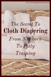 One of the best ways to save money when you have a baby is cloth diapering. Here's how to use the same set from newborn to potty training.