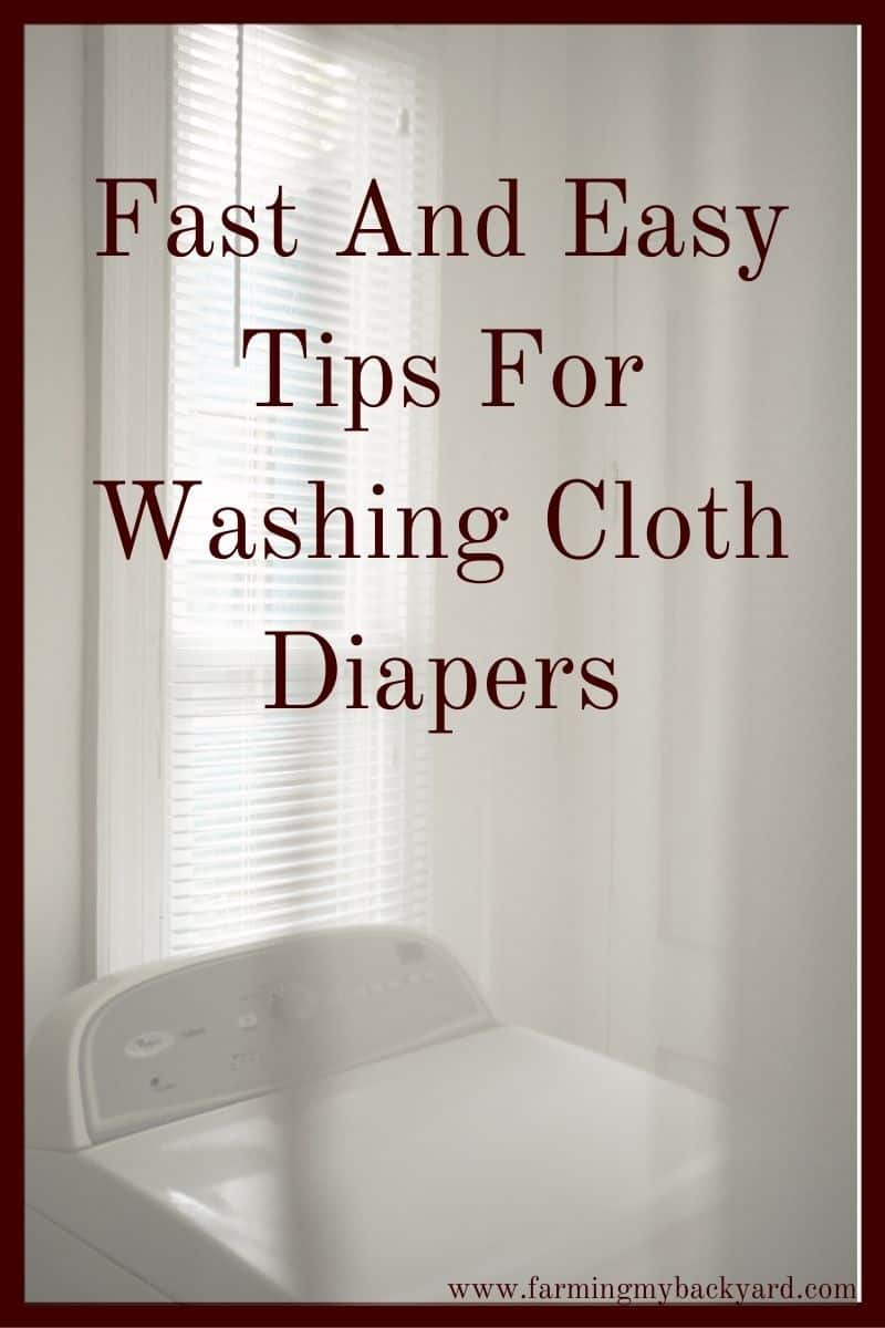 Washing cloth diapers can seem intimidating and super gross, but it actually is not that hard. Here are some tips on how to make the process as easy and painless as possible.
