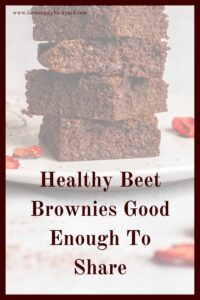 We're all supposed to eat more fruits and vegetables but what we really want are brownies! Have the best of both worlds, and make beet brownies.