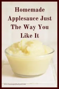 Homemade applesauce is so super simple and delicious. Don't settle for a bland bottle from the store when you can make it exactly how you like it.