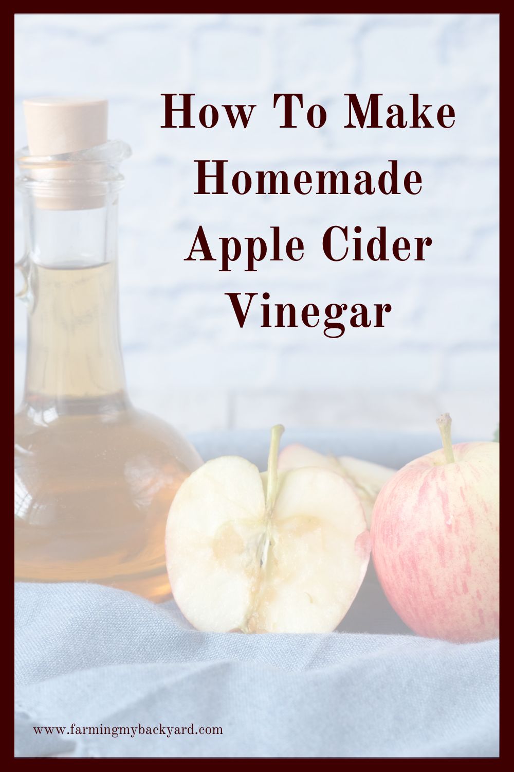 Homemade apple cider vinegar is super easy and takes about two seconds to start. You can produce yet another food at home in your kitchen AND use something that is otherwise considered waste.