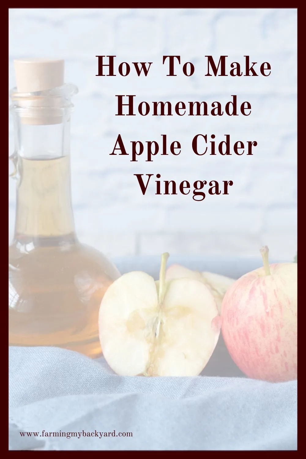 Homemade apple cider vinegar is super easy and takes about two seconds to start. You can produce yet another food at home in your kitchen AND use something that is otherwise considered waste.
