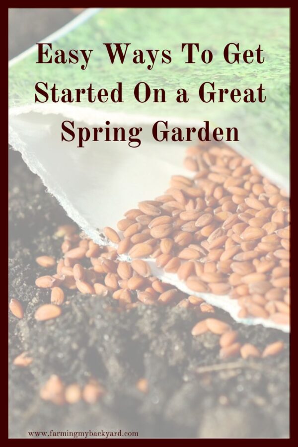 Get started on a great spring garden even when it's too cold and wet outdoors to start digging! Here are some simple steps to prep.