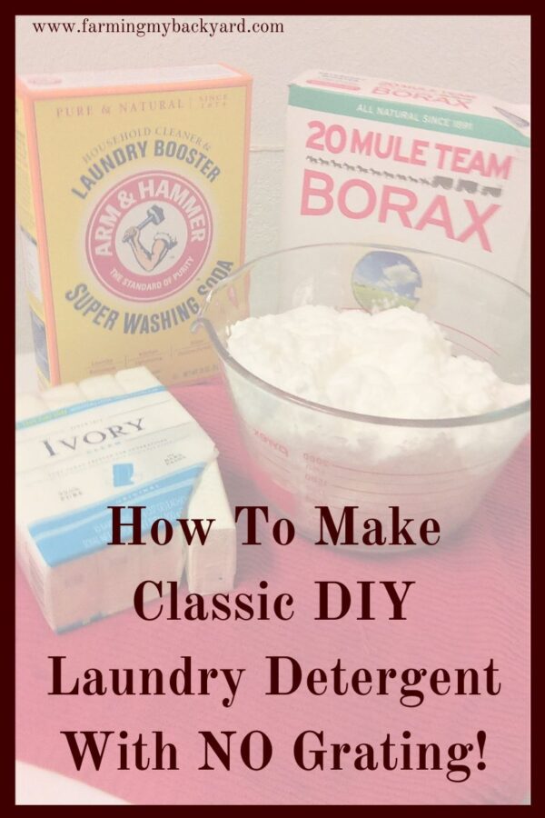 Hard water and soft water are COMPLETELY different when it comes to using DIY laundry detergent.  Here's how to make a powdered laundry soap that can handle hard water WITHOUT having to waste time grating!
