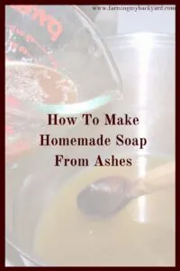 Whether you are a prepper, cultivating lost arts, or are really into DIY, making homemade soap from ashes is a great skill to have.