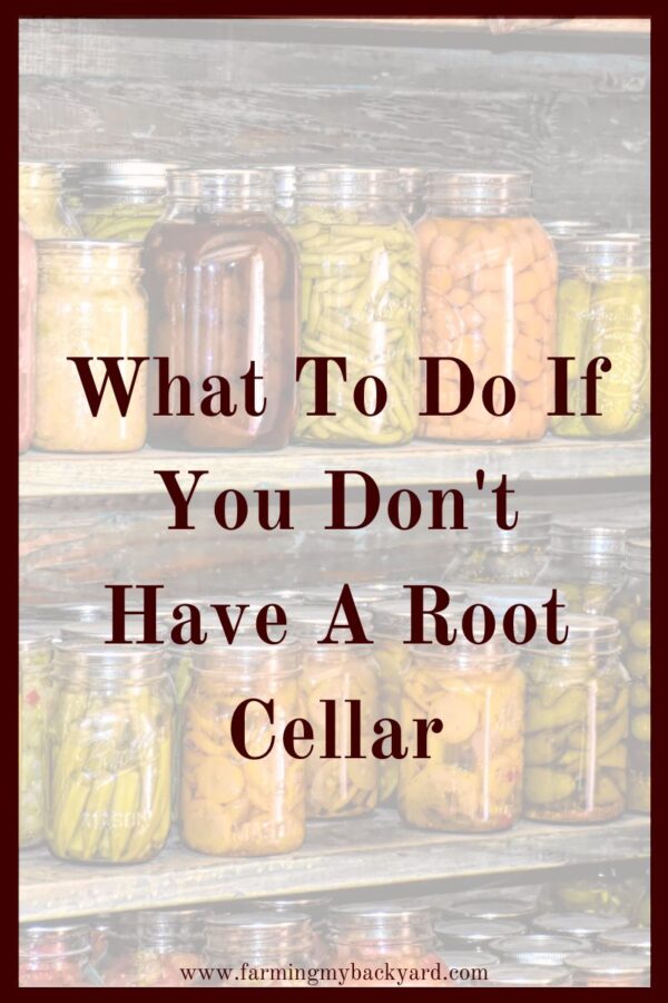 A root cellar is so incredibly useful. What if you don't have one? Here are some ideas on how to store produce or even make your own!