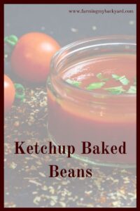 This super simple baked beans recipe is made using ketchup and is perfect for days when you need to go to the store but haven't gone yet!